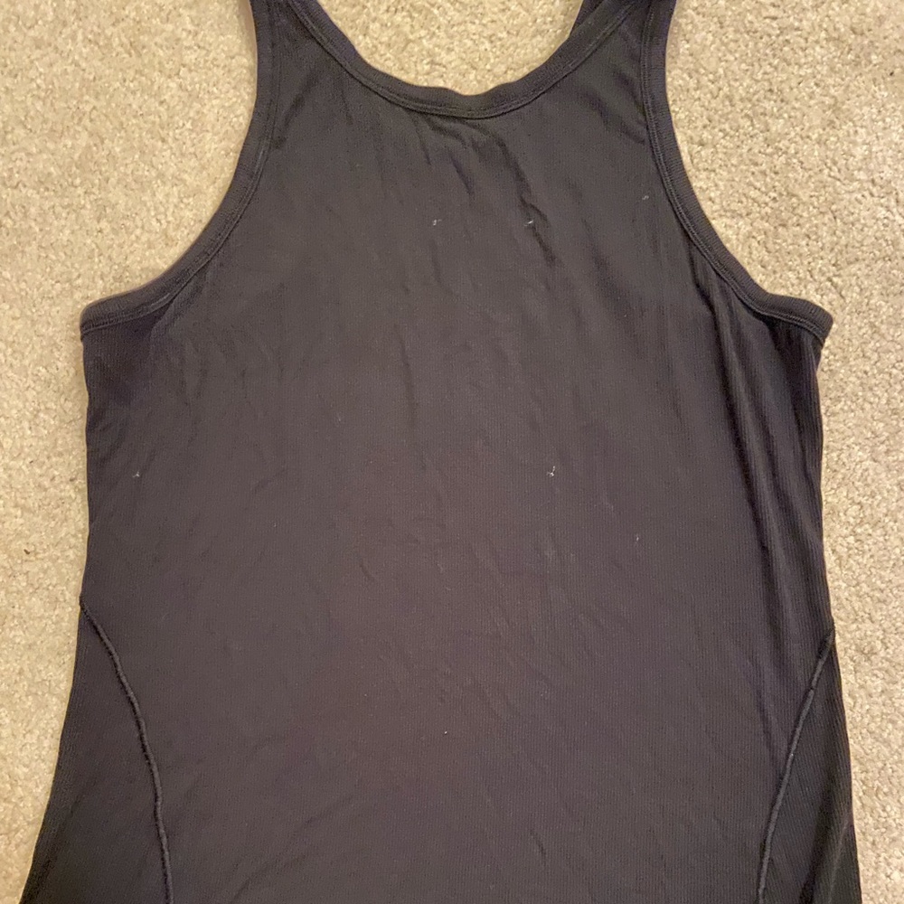 Lululemon ribbed tank, black, size 10